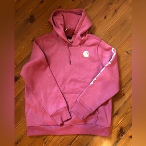 NWT Carhartt Hooded Sweatshirt in Mauve Women’s L